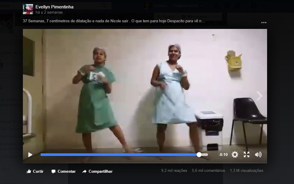 Grávidas dançam 'Despacito' para ajudar no parto e vídeo viraliza na internet; assista