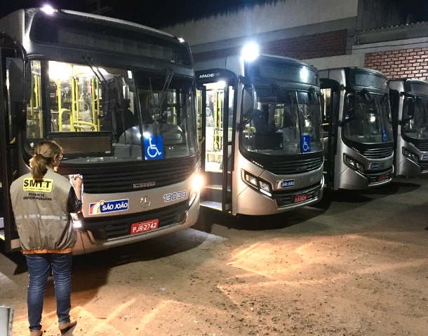 SMTT vistoria ônibus que chegaram ontem (27); veículos passaram por atualização de tecnologia veicular