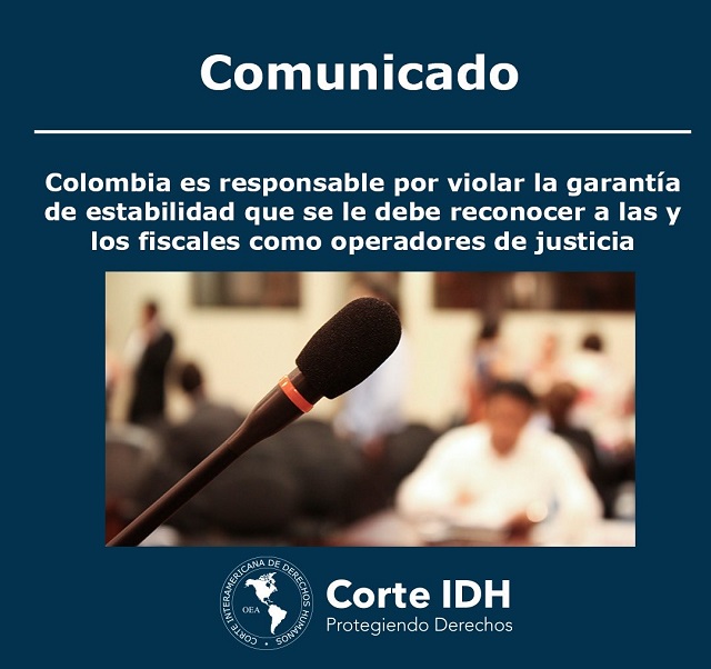 O caso Martínez Esquivia vs. Colômbia (2020): a independência dos membros do Ministério Público e dos juízes