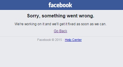 Facebook apresenta instabilidade e 'cai'