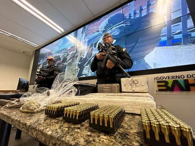 Armas apreendidas