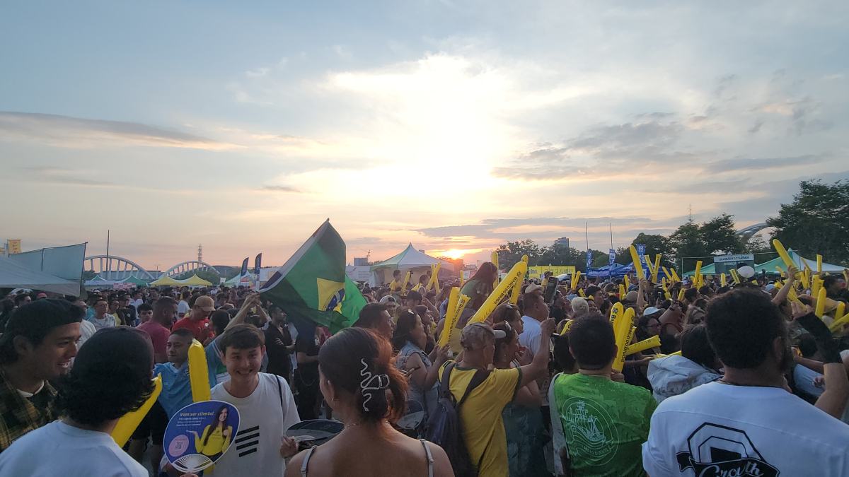 Saulo Fernandes reúne mais de 14 mil pessoas no Brazilian Day em Toyota